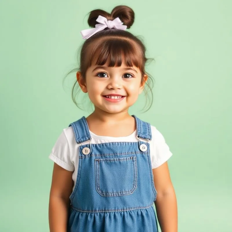 Affordable toddler outfits denim jumper