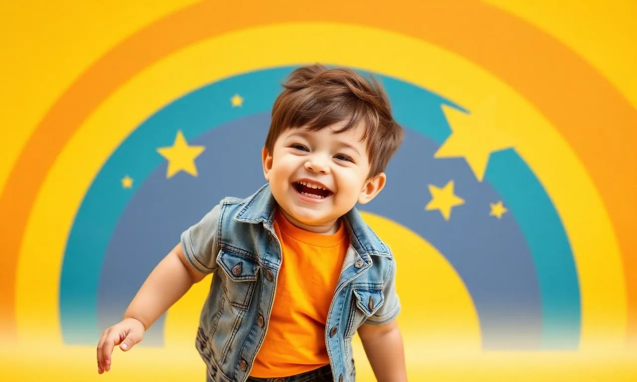 Stylish toddler clothes for all day comfort, smiling boy